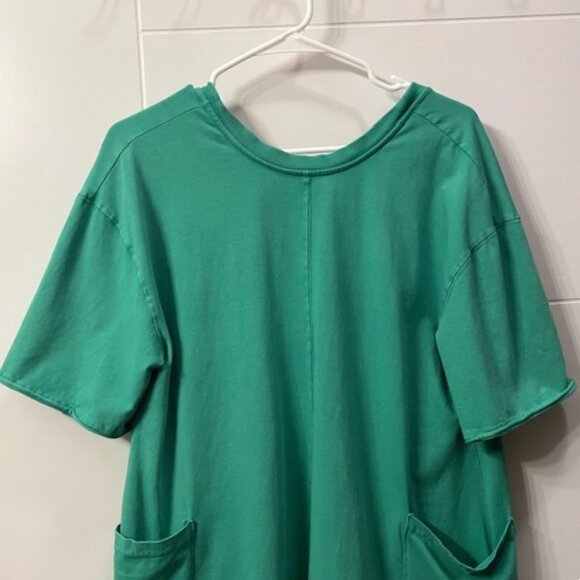 Free People Hot Shot Tee Romper Green Size XS - Picture 6 of 16